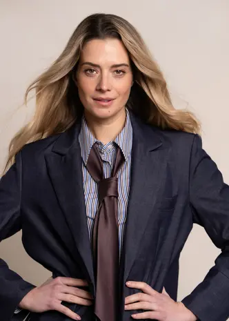 SIMPLE the Brand Blazer || Astrid || Denim Blue