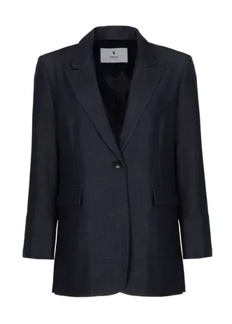 SIMPLE the Brand Blazer || Astrid || Denim Blue