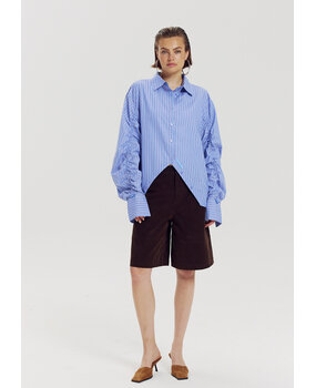 Harper & Yve Blouse || TED-LS || Stripe Blue