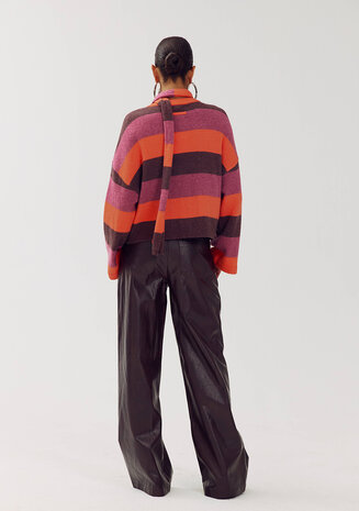 Harper & Yve Vest | | Indy-ca || Paprika Stripe