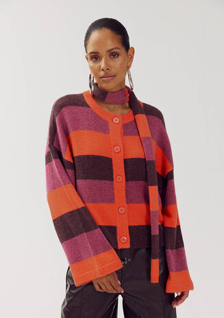 Harper & Yve Vest | | Indy-ca || Paprika Stripe