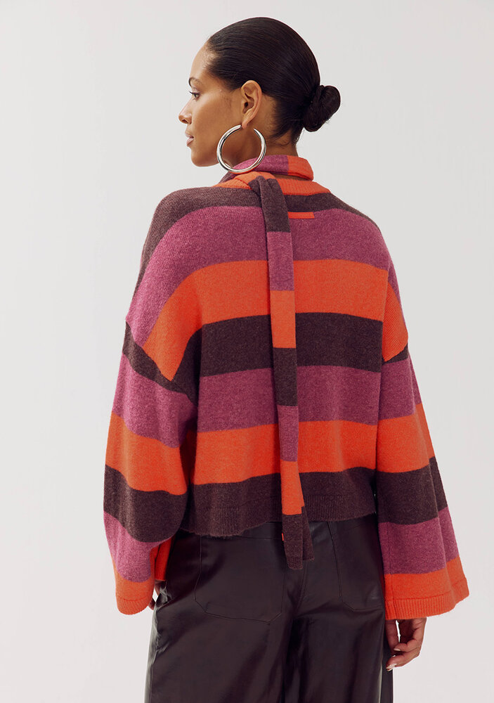 Harper & Yve Vest | | Indy-ca || Paprika Stripe