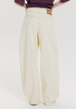 Harper & Yve Barrel jeans || Arden-pa || Almond Oil