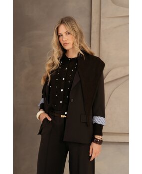 &Co women Blazer || Glennis || Dark chocolate
