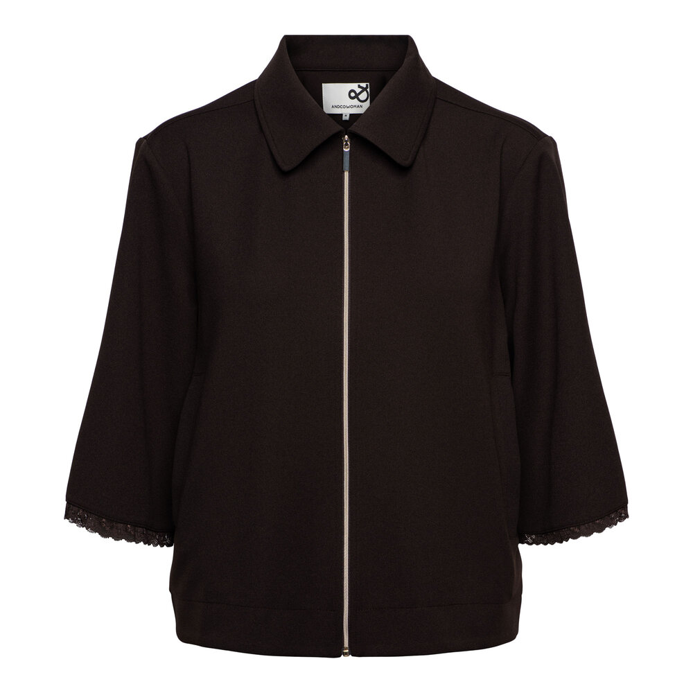&Co women Blazer || Ginni || Dark Chocolate