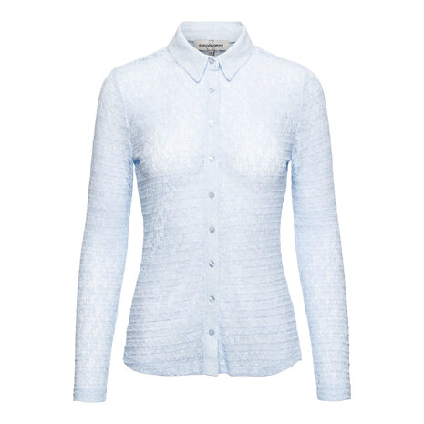 &Co women Blouse ||  Tina lace || Chambray