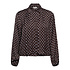 Blouse ||  Alisha polka || Dark Chocolat