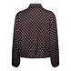 &Co women Blouse ||  Alisha polka || Dark Chocolat