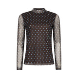 YDENCE Top || Bailey || Brown-Ecru YDENCE Top || Bailey || Brown-Ecru