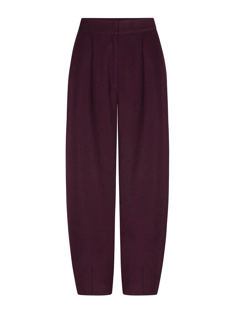 YDENCE Pantalon || Blythe || Aubergine