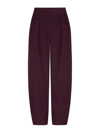 YDENCE Pantalon || Blythe || Aubergine