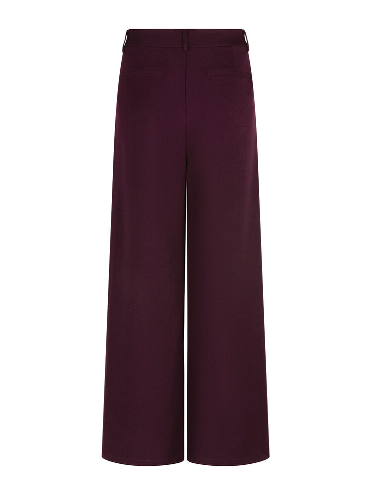 YDENCE Pantalon || Agatha || Aubergine