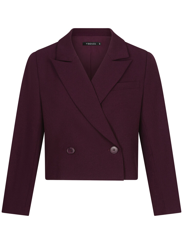 YDENCE Blazer || Ayla || Aubergine