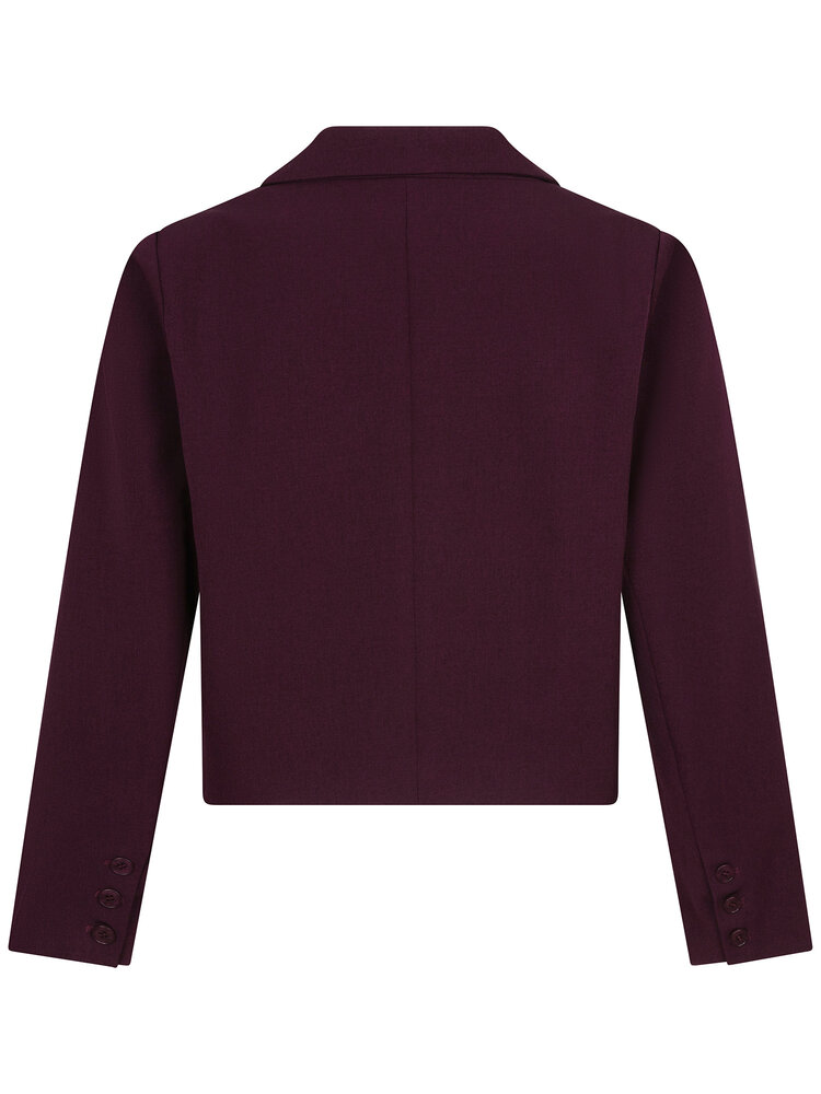YDENCE Blazer || Ayla || Aubergine