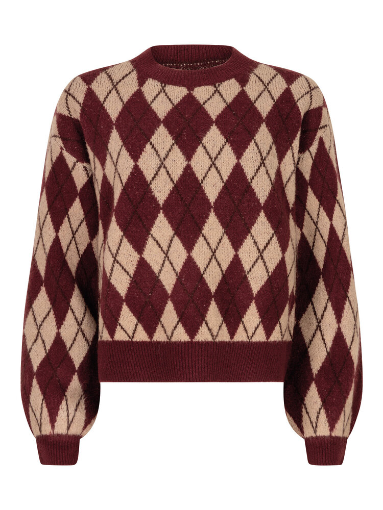 YDENCE Trui || Delilah || Dark Cherry