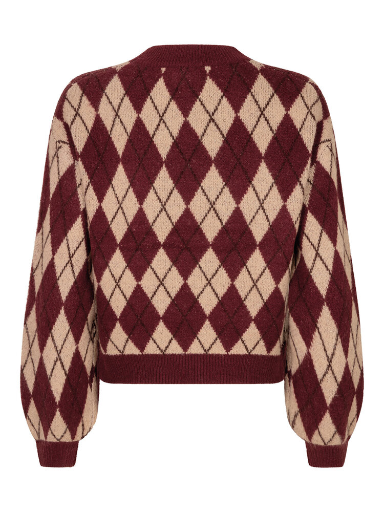 YDENCE Trui || Delilah || Dark Cherry