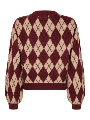 YDENCE Trui || Delilah || Dark Cherry