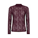 YDENCE Top || Roberta || Aubergine