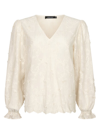YDENCE Top || Dakota || Ecru