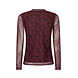 YDENCE Top ||  Willemijn || Burgundy Flower