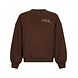 YDENCE Sweater || Spill the tea || Brown-Burgundy