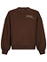Sweater || Spill the tea || Brown-Burgundy
