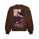 YDENCE Sweater || Spill the tea || Brown-Burgundy
