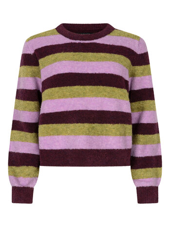 YDENCE Sweater || Aurora || Aubergine