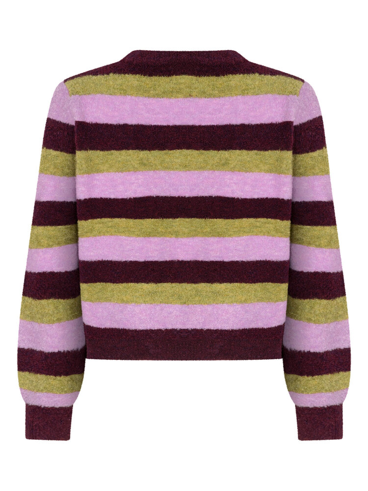 YDENCE Sweater || Aurora || Aubergine