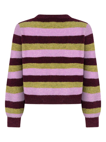 YDENCE Sweater || Aurora || Aubergine