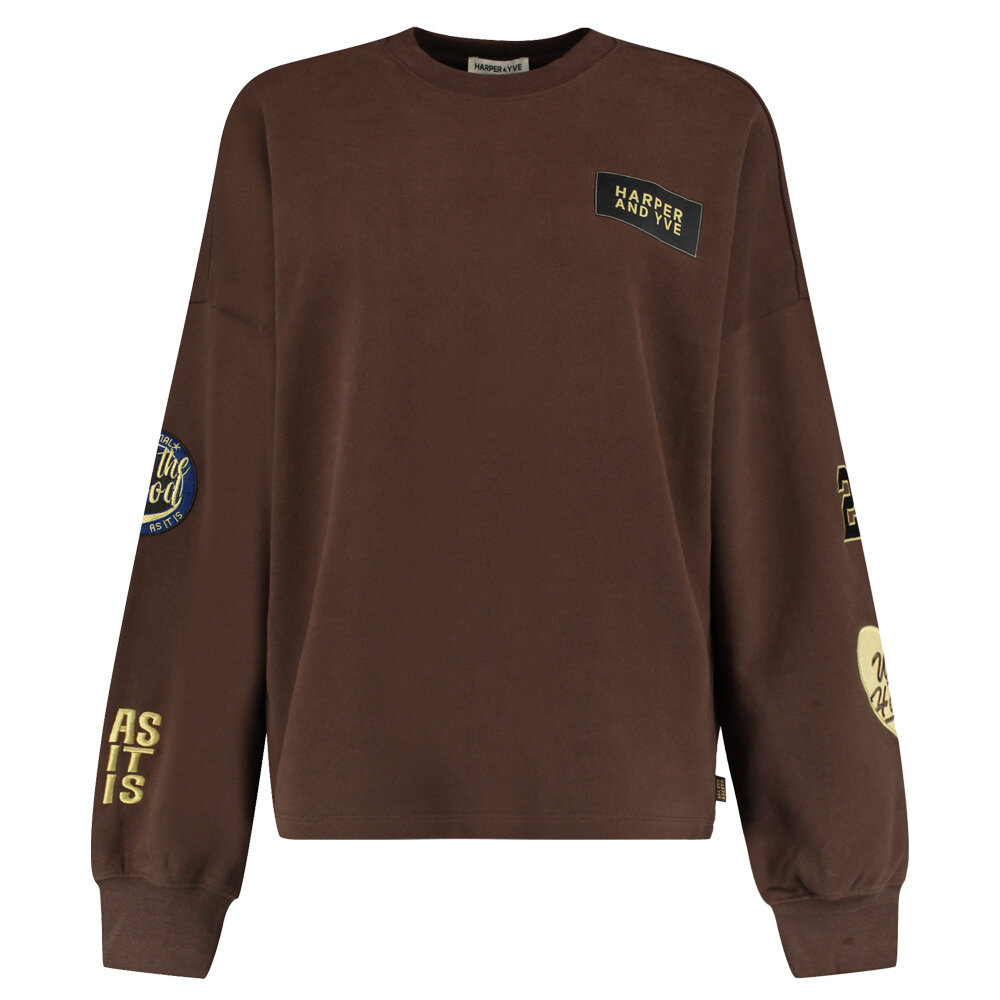 Harper & Yve Sweater || Patch-sw || Hot Fudge