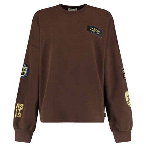 Harper & Yve Sweater || Patch-sw || Hot Fudge