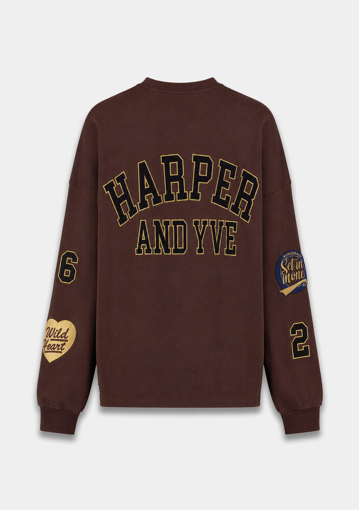 Harper & Yve Sweater || Patch-sw || Hot Fudge