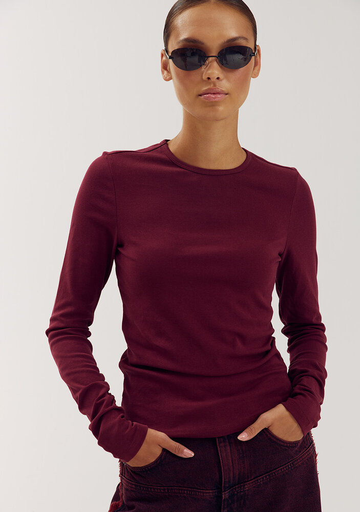 Harper & Yve Top || Jason || Tipsy Red