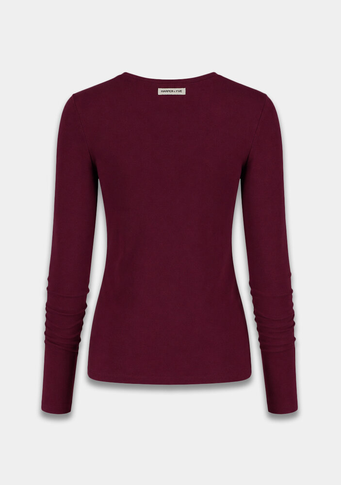 Harper & Yve Top || Jason || Tipsy Red