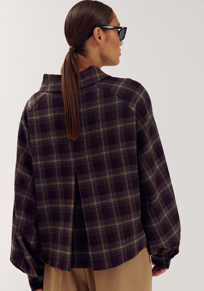Harper & Yve Blouse || Rylee-co || Tipsy Red