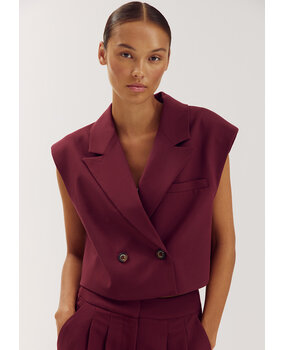 Harper & Yve Gilet || Esmee-gi || Tipsy Red