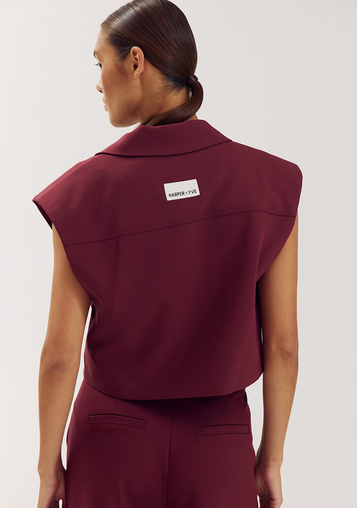 Harper & Yve Gilet || Esmee-gi || Tipsy Red