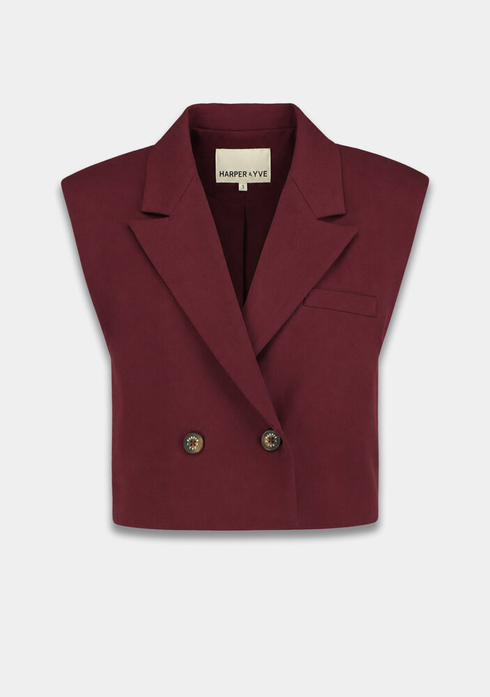 Harper & Yve Gilet || Esmee-gi || Tipsy Red
