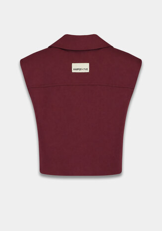 Harper & Yve Gilet || Esmee-gi || Tipsy Red