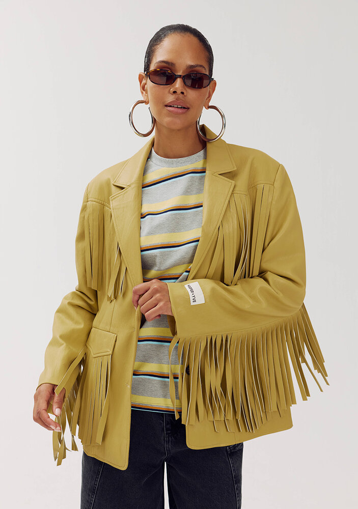Harper & Yve Blazer || Casey-BL || Dirty Mustard