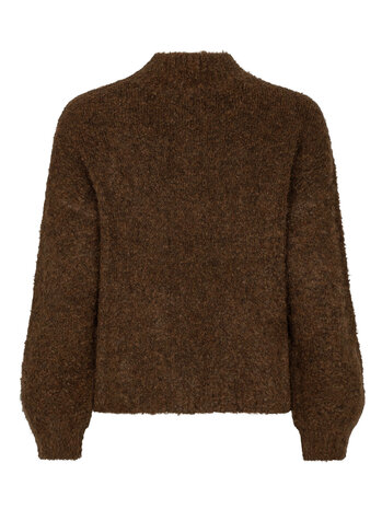 YDENCE Trui || Brielle || Coffee Brown
