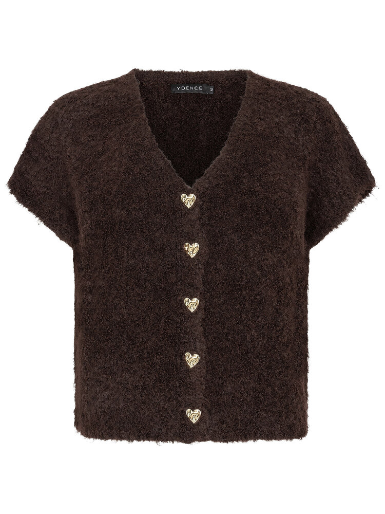 YDENCE Vest || Rochelle || Dark Brown