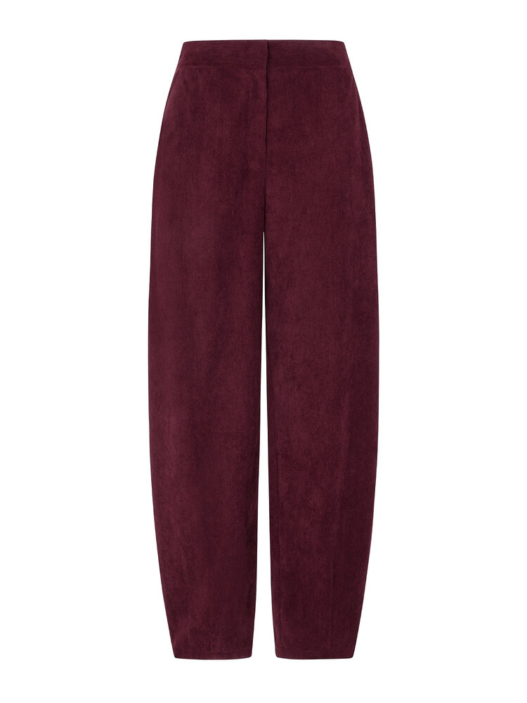 YDENCE Barrel pant|| Francine || Dark Cherry