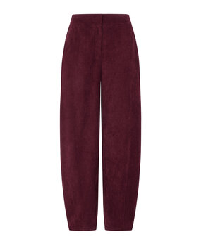 YDENCE Barrel pant|| Francine || Dark Cherry