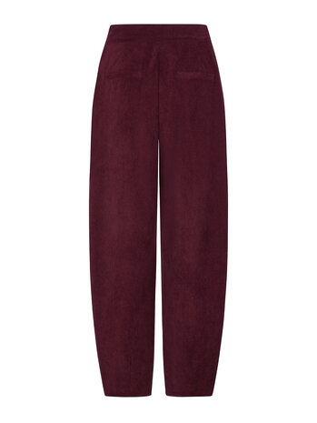 YDENCE Barrel pant|| Francine || Dark Cherry