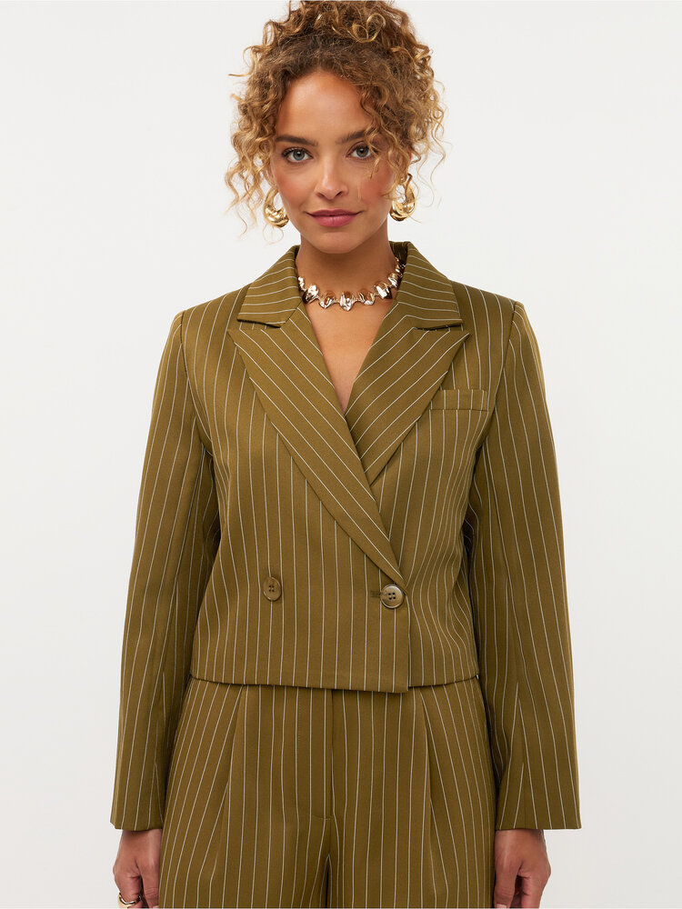 YDENCE Blazer ||  Shanna || Olive