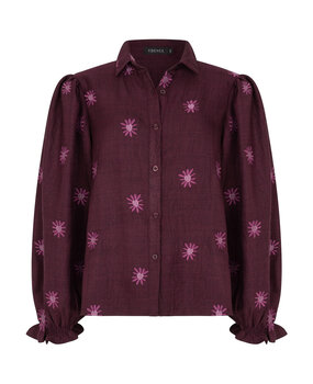 YDENCE Blouses || Jasmijn || Plum