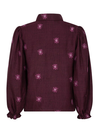 YDENCE Blouses || Jasmijn || Plum