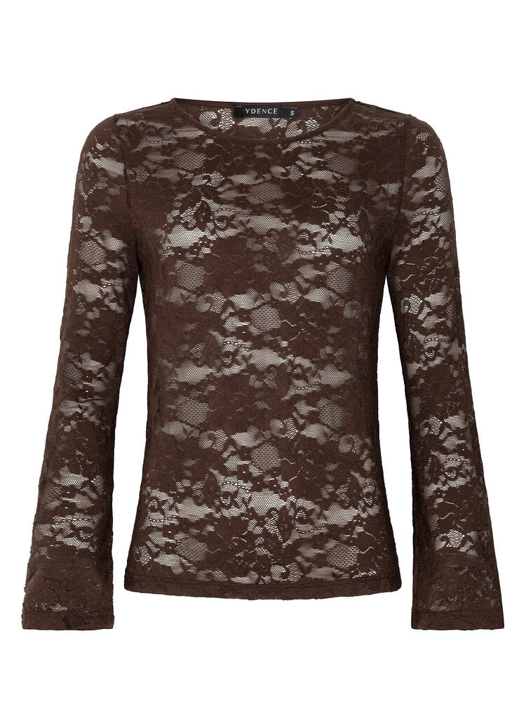 YDENCE Top || Ylene || Dark Brown